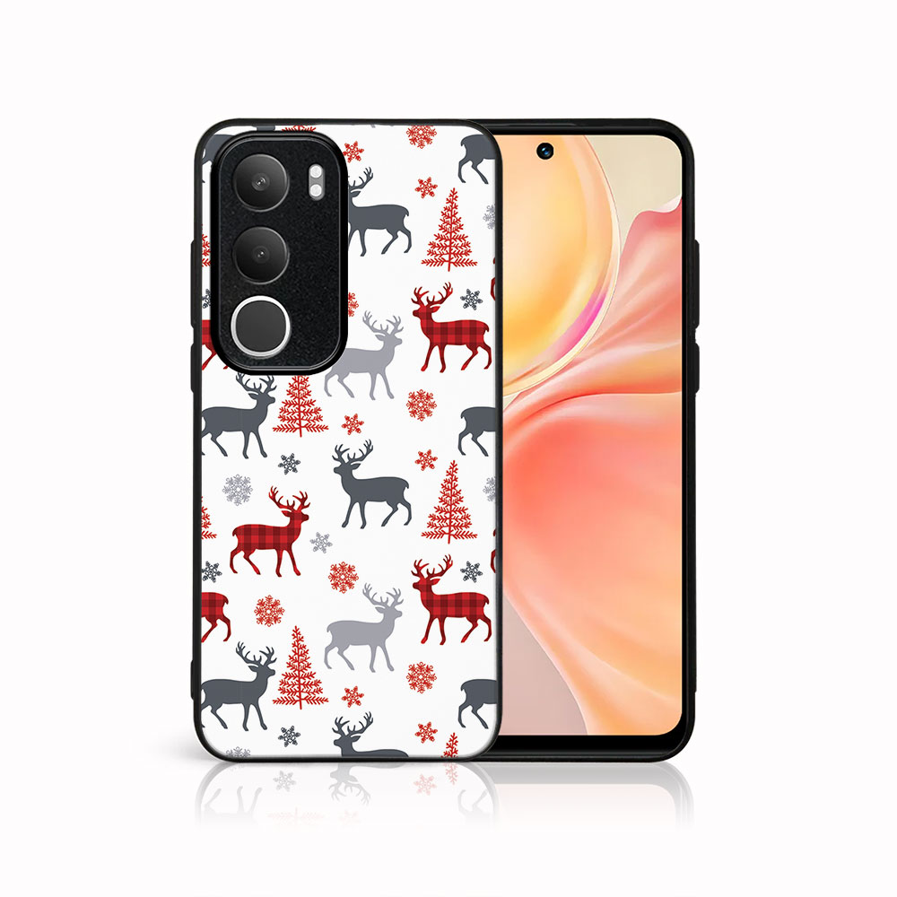 MY ART Kryt s vánočním designem Vivo Y19s DEER (068)