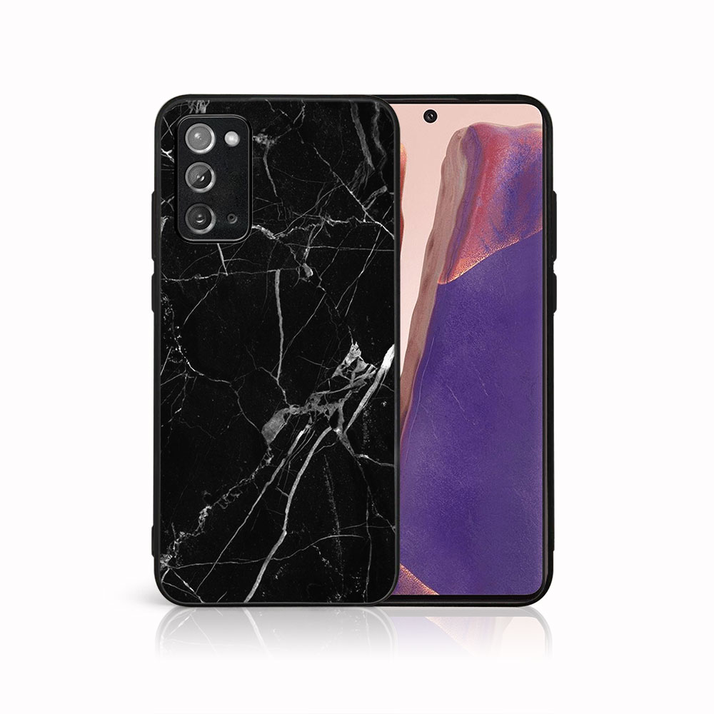 Levně MY ART Ochranný obal pro Samsung Galaxy Note 20 BLACK MARBLE (142)