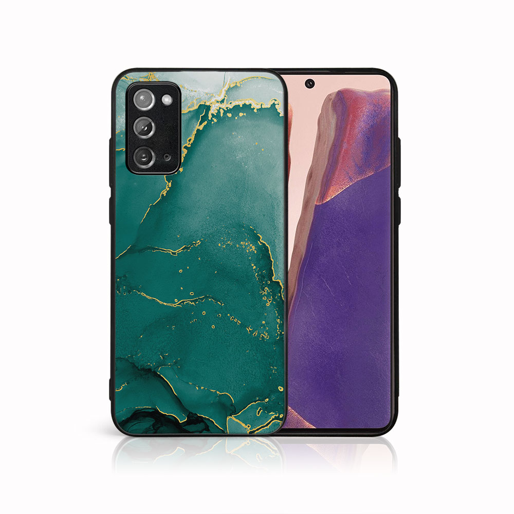 Levně MY ART Ochranný obal pro Samsung Galaxy Note 20 GREEN MARBLE (145)
