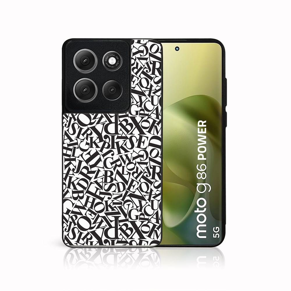 Levně MY ART Ochranný kryt pro Motorola Moto G86 Power 5G ABCD (166)