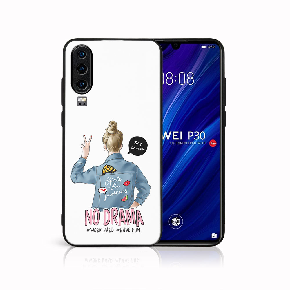 Levně MY ART Ochranný obal pro Huawei P30 NO DRAMA (138)