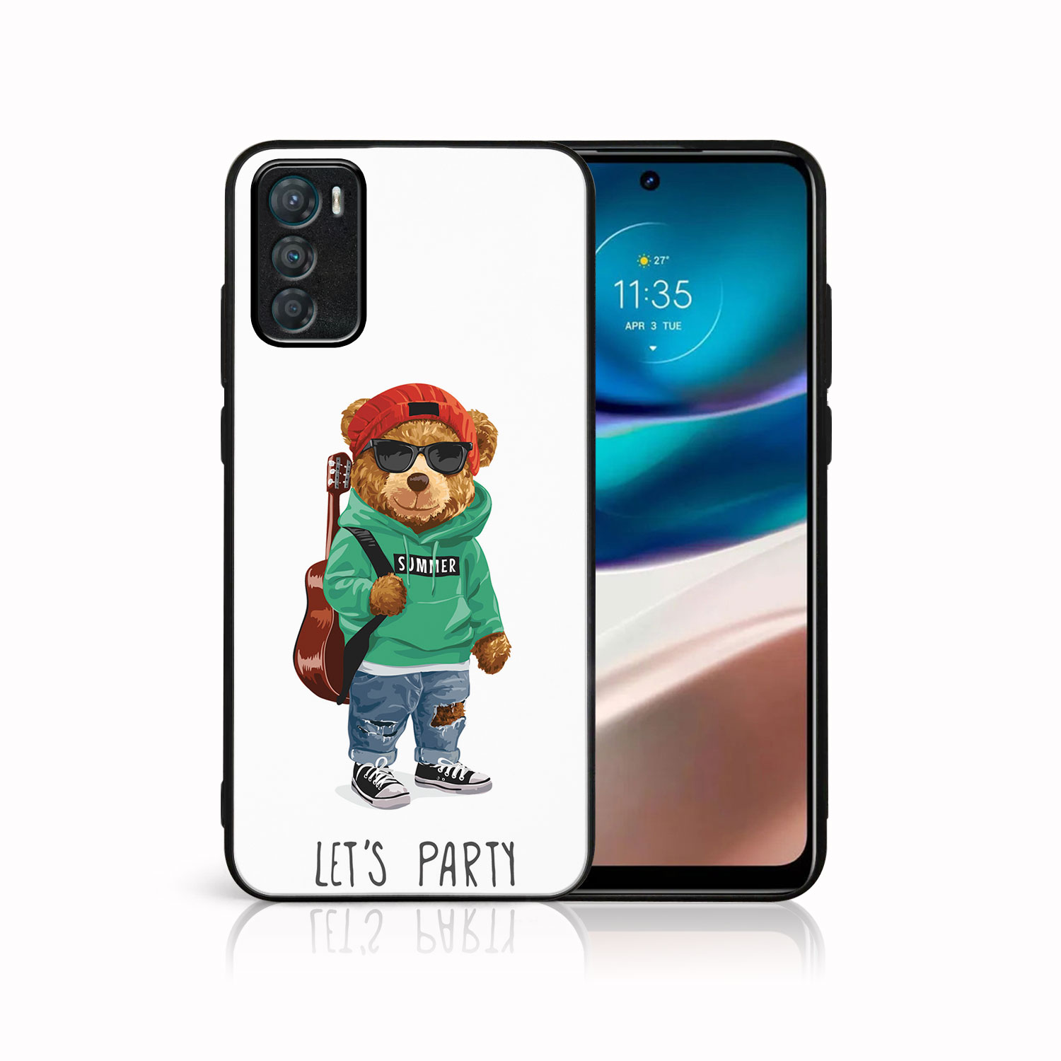 Levně MY ART Ochranný kryt pro Motorola Moto G42 BEAR (177)