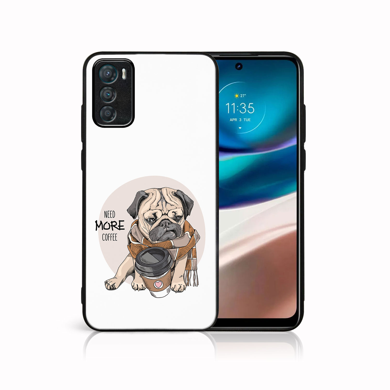 Levně MY ART Ochranný kryt pro Motorola Moto G42 MORE COFFEE (184)