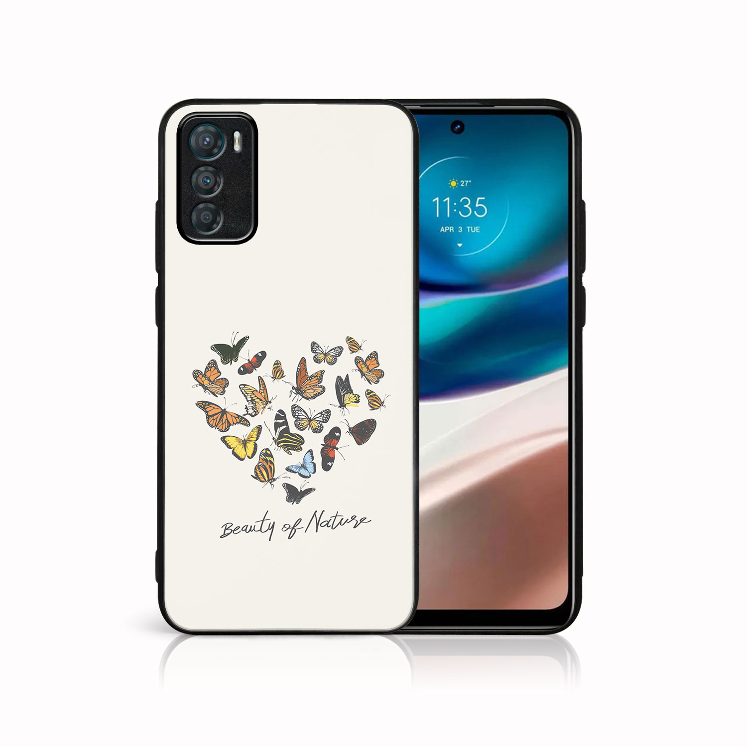 Levně MY ART Ochranný kryt pro Motorola Moto G42 BUTTERFLIES (240)