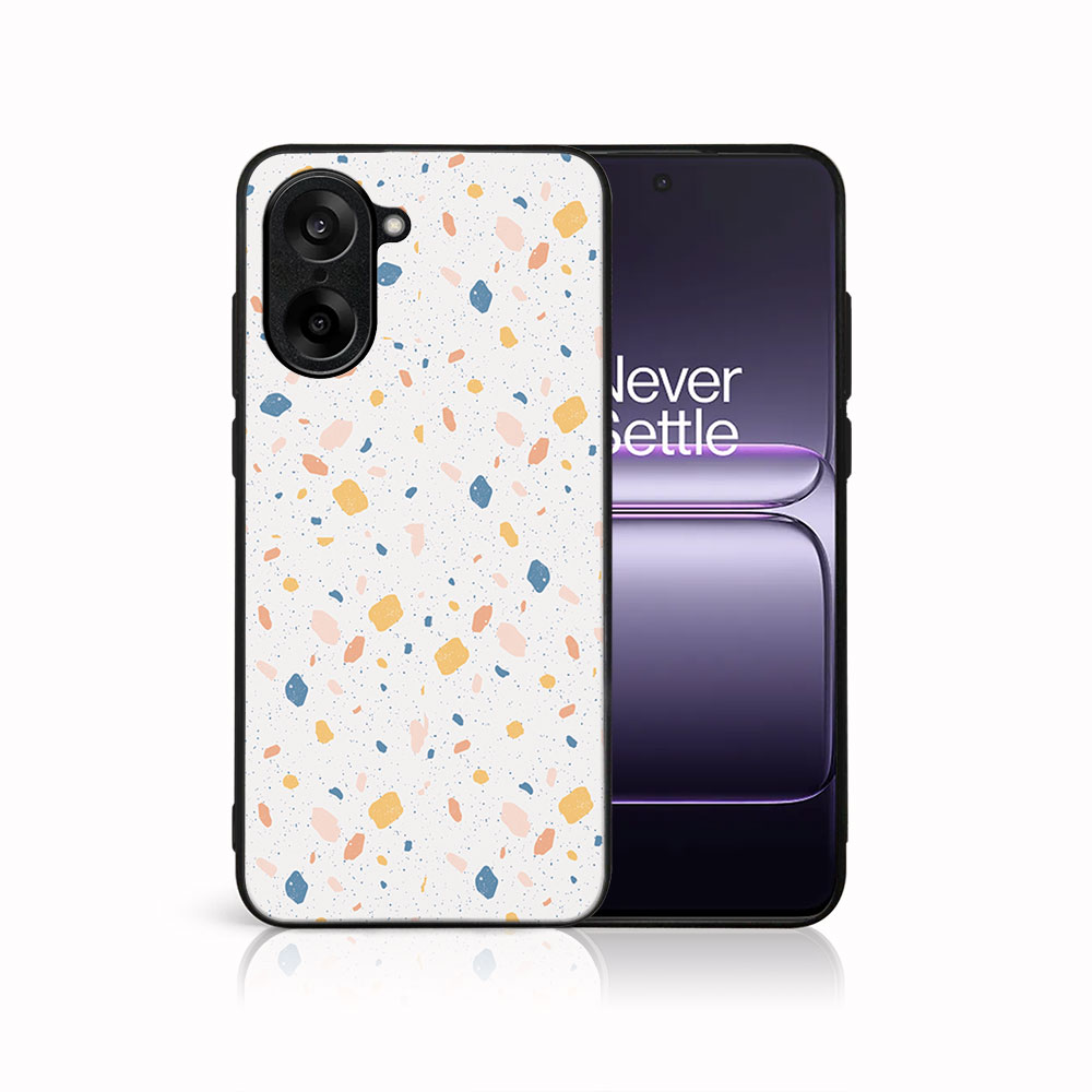 Levně MY ART Ochranný kryt pro OnePlus Nord CE 5 5G Oranžové terazzo (165)