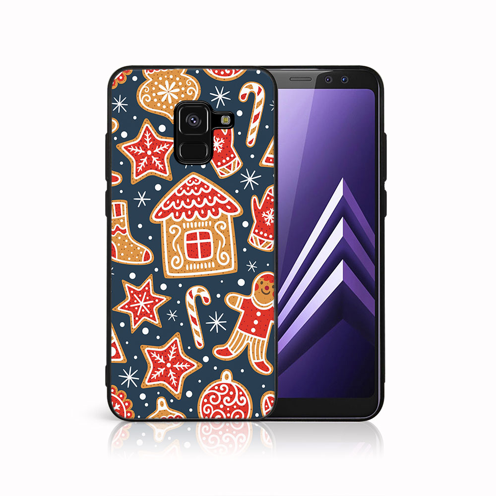 MY ART Kryt s vánočním designem Samsung Galaxy A8 2018 (A530) CHRISTMAS (069)