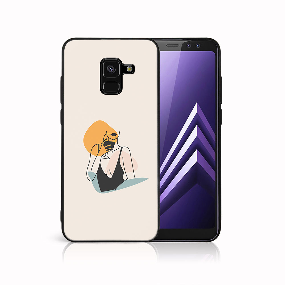 Levně MY ART Ochranný kryt pro Samsung Galaxy A8 2018 (A530) WOMAN (197)