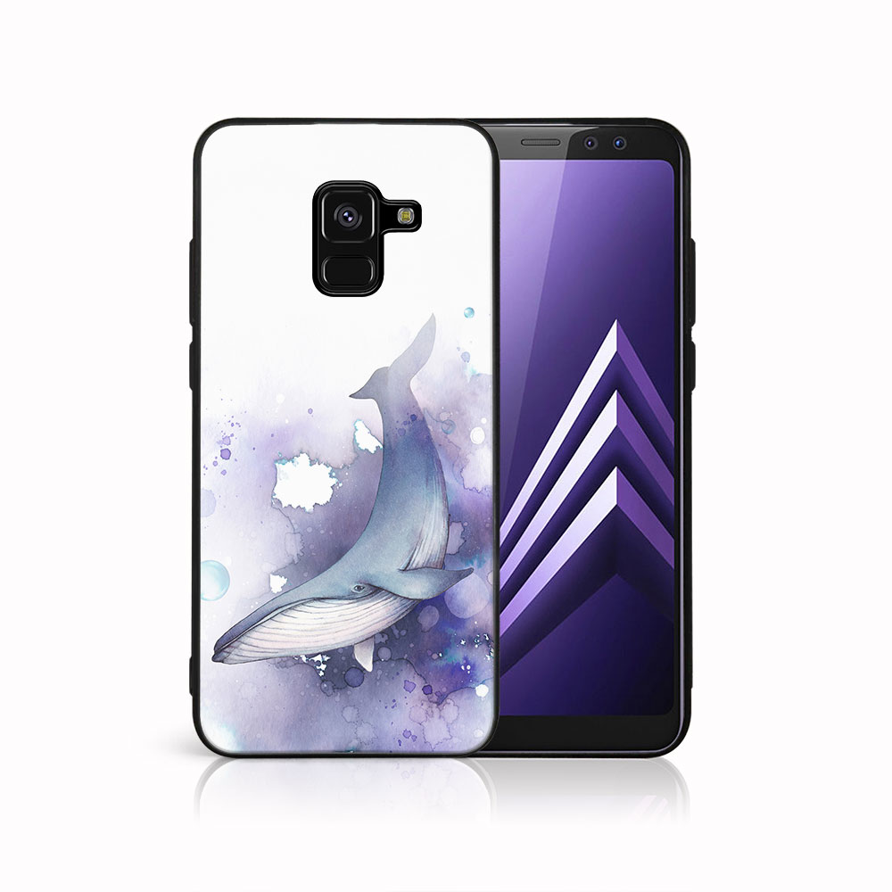 Levně MY ART Ochranný kryt pro Samsung Galaxy A8 2018 (A530) WHALE (242)