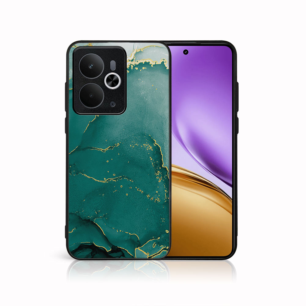 Levně MY ART Ochranný kryt pro Realme 14 5G GREEN MARBLE (145)