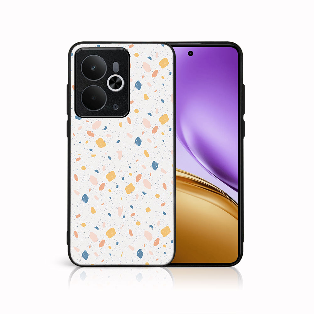 Levně MY ART Ochranný kryt pro Realme 14 5G ORANGE TERRAZZO (165)