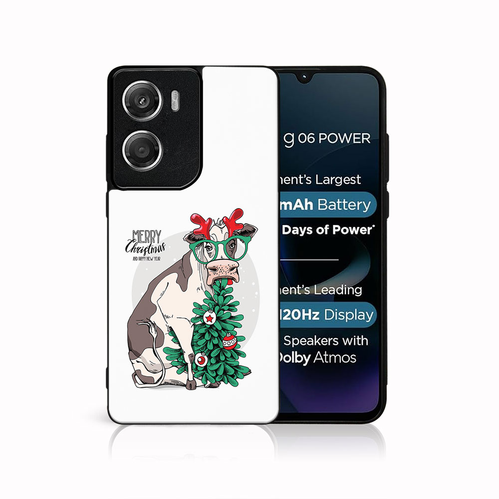 MY ART Kryt s vánočním designem Motorola Moto G06 / G06 Power MERRY CHRISTMAS (074)