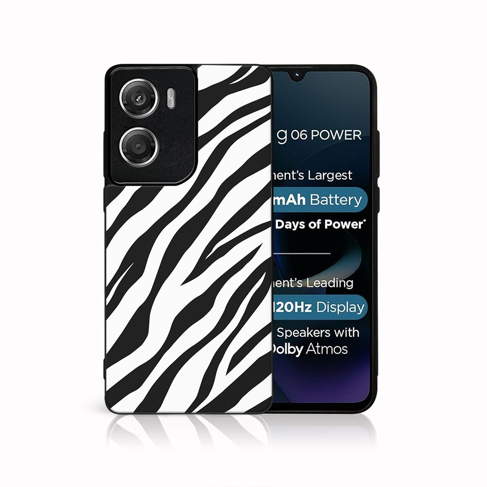 Levně MY ART Ochranný kryt pro Motorola Moto G06 / G06 Power ZEBRA (237)