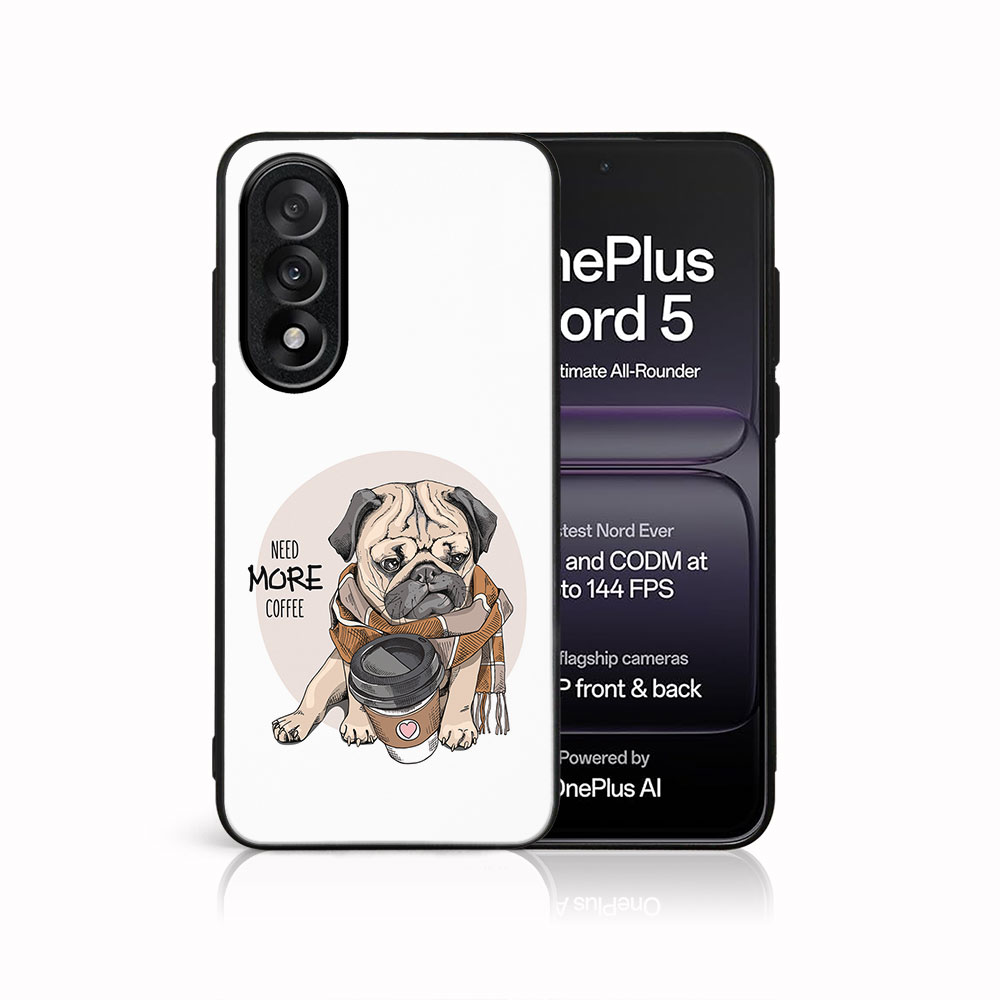 Levně MY ART Ochranný kryt pro OnePlus Nord 5 5G MORE COFFEE (184)