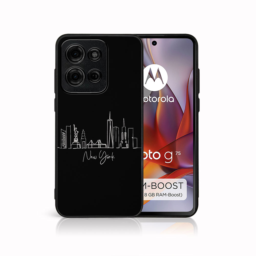 Levně MY ART Ochranný kryt pro Motorola Moto G75 5G NEW YORK (207)