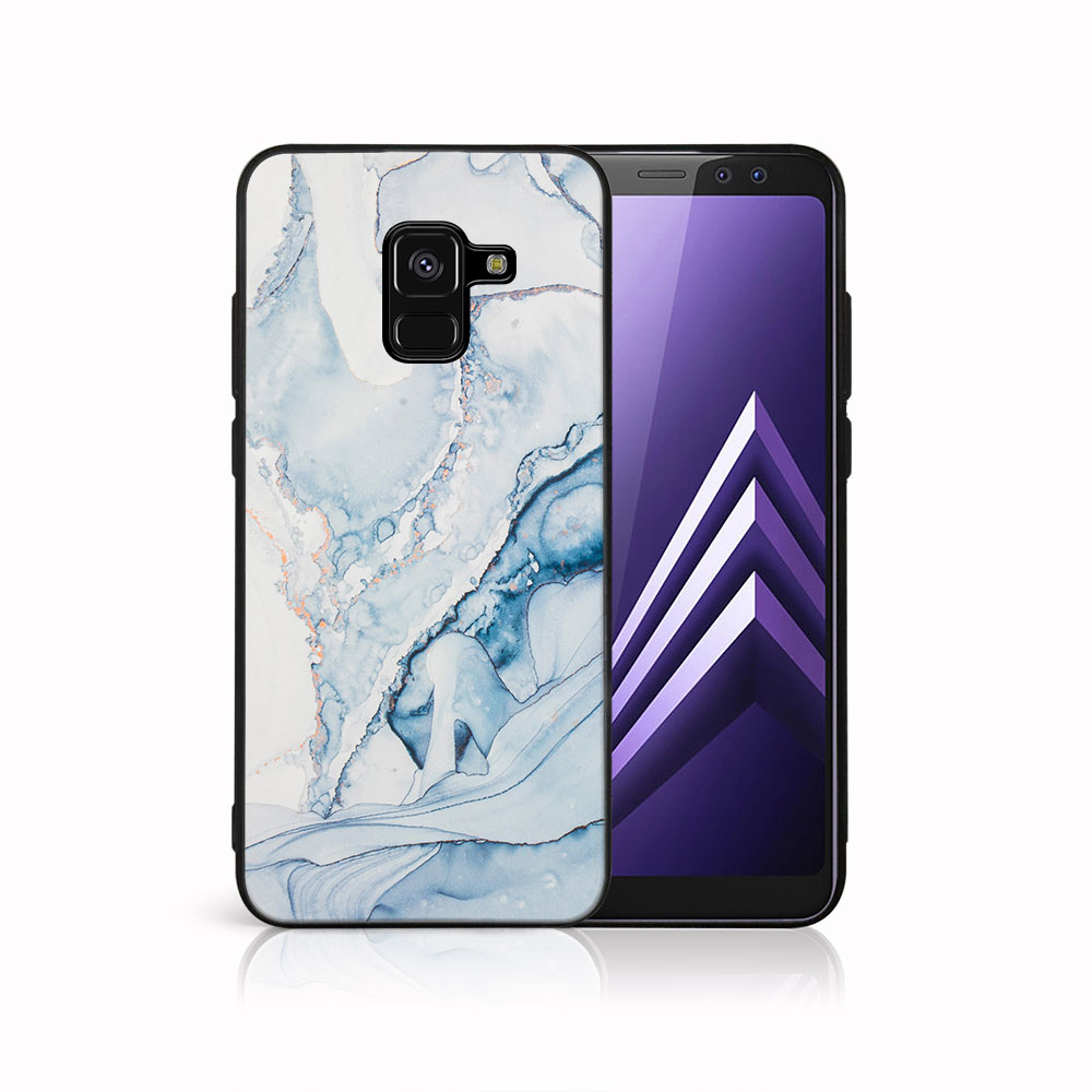 Levně MY ART Ochranný kryt pro Samsung Galaxy A8 2018 (A530) LIGHT BLUE (149)