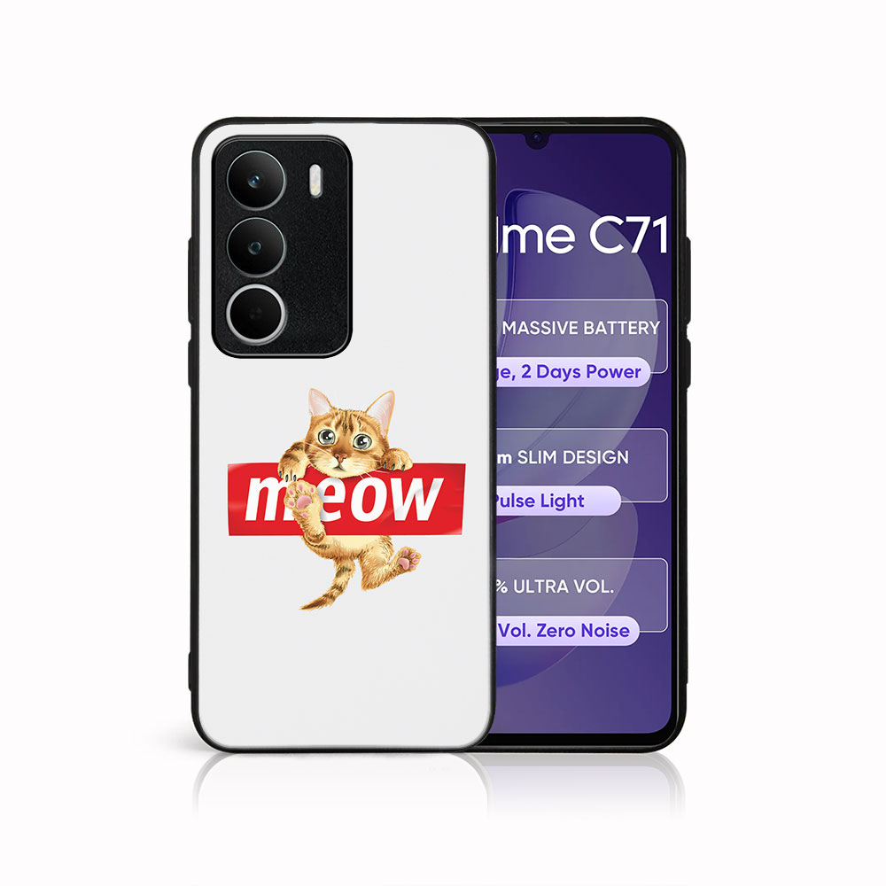 Levně MY ART Ochranný kryt pro Realme C71 MEOW (183)