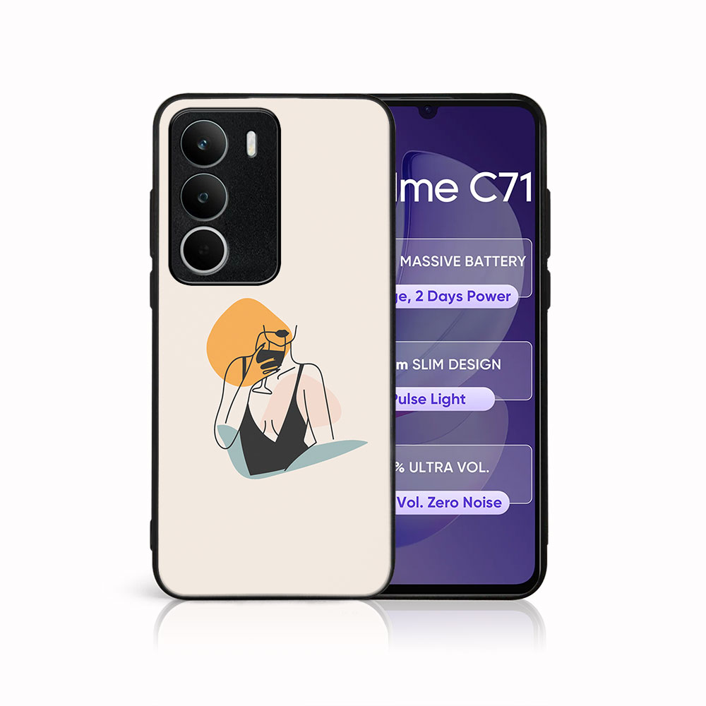 Levně MY ART Ochranný kryt pro Realme C71 WOMAN (197)