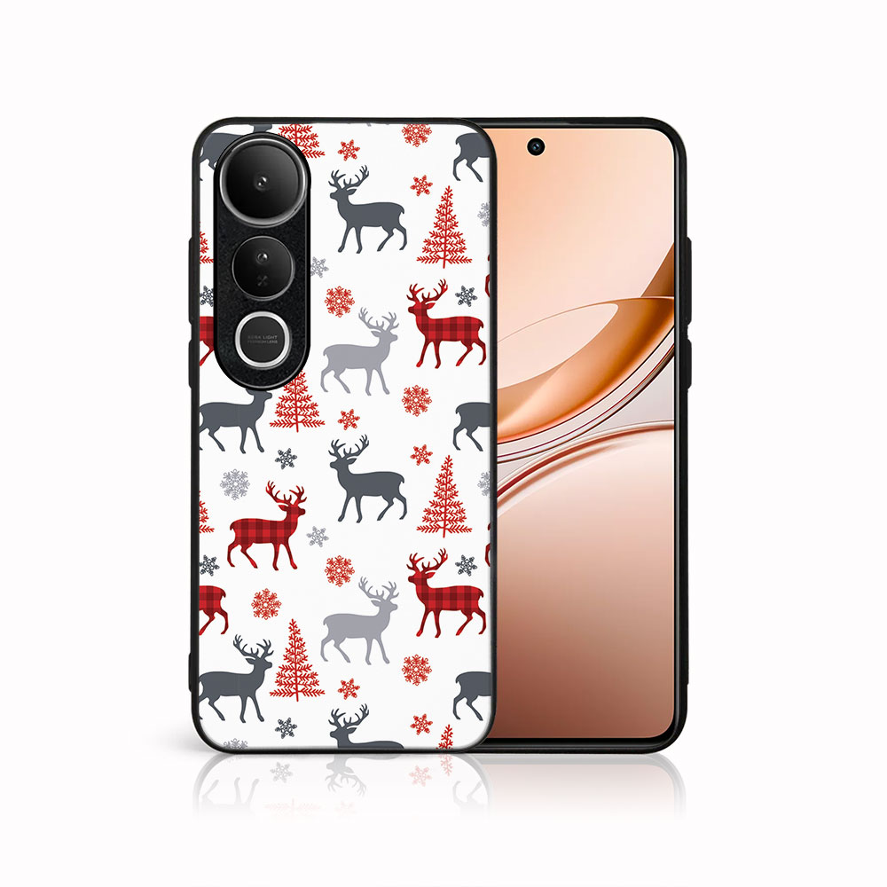 MY ART Kryt s vánočním designem Vivo V50 Lite DEER (068)