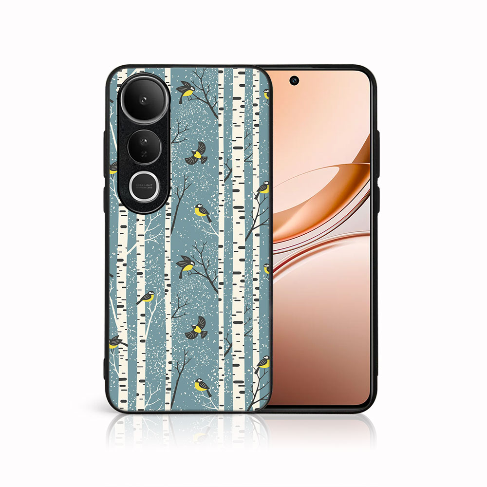 MY ART Kryt s vánočním designem Vivo V50 Lite BIRCH (072)