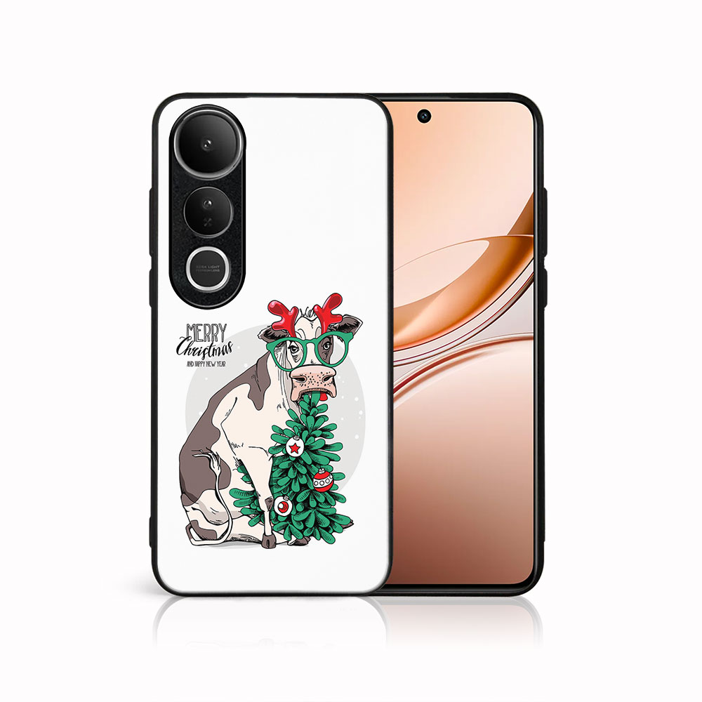 MY ART Kryt s vánočním designem Vivo V50 Lite MERRY CHRISTMAS (074)