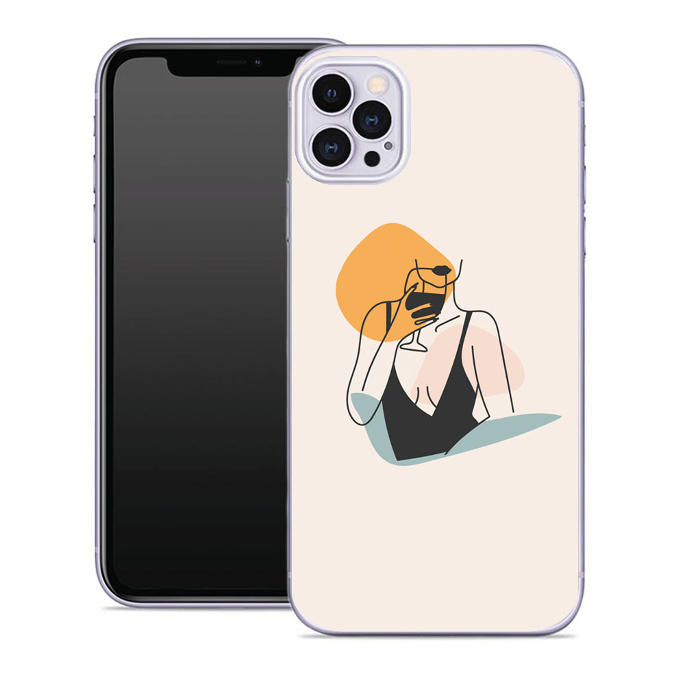 Levně MY ART Ochranný kryt Apple iPhone 12 / iPhone 12 Pro WOMAN (100)