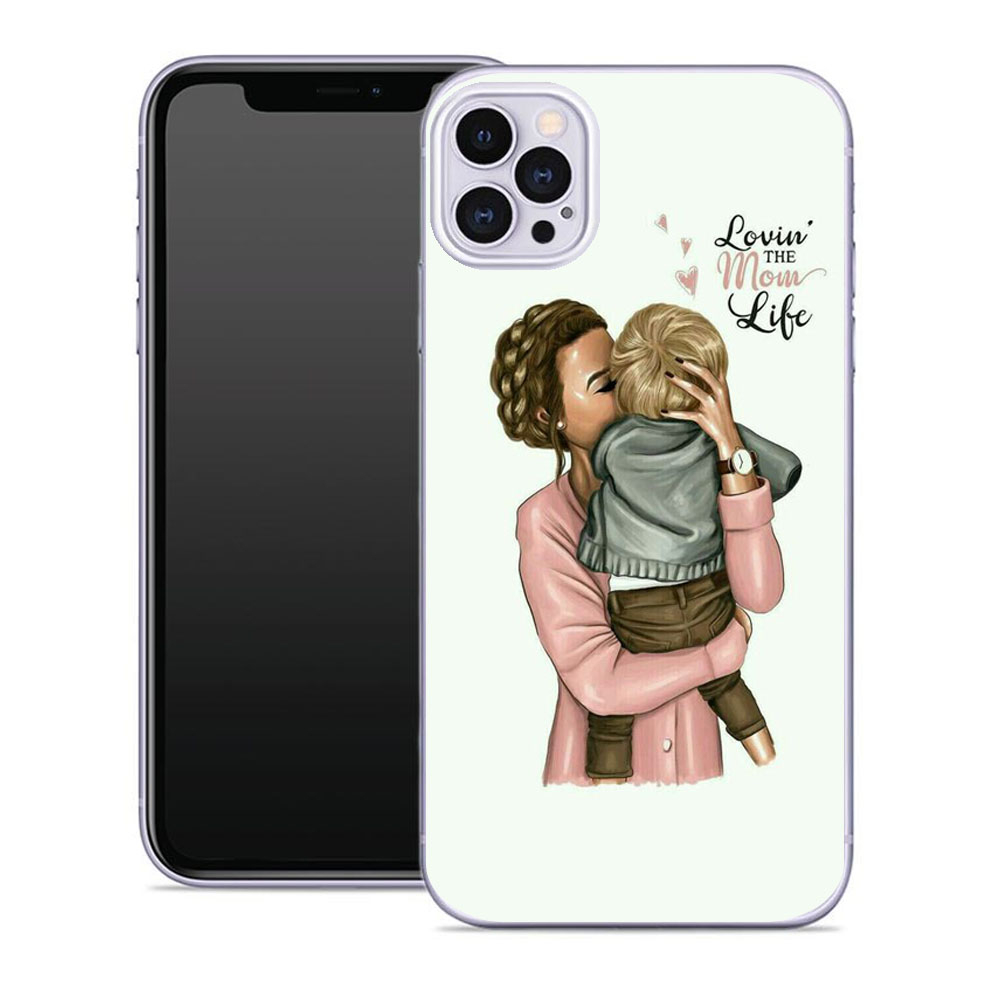 Levně MY ART Ochranný kryt Apple iPhone 12 / iPhone 12 Pro MOM LIFE (118)