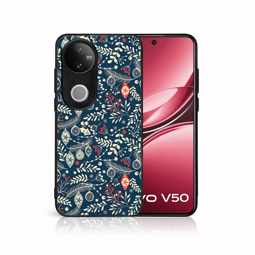MY ART Kryt s vánočním designem Vivo V50 5G MISTLETOE (070)