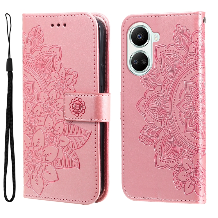Levně ART MANDALA Peněženkové pouzdro Huawei Nova 10 SE růžové
