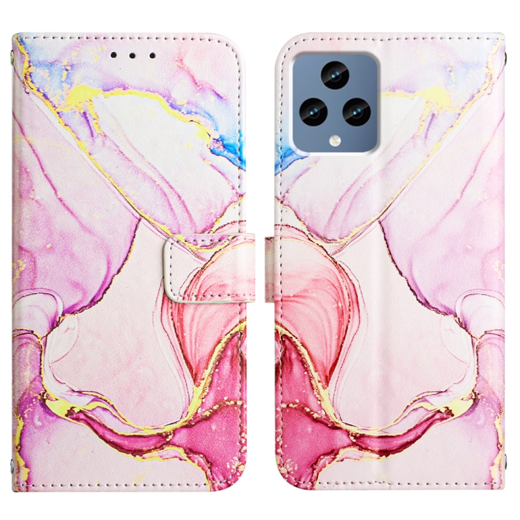 ART MARBLE Peněženkový kryt T Phone / T Phone 2023 ROSE GOLD