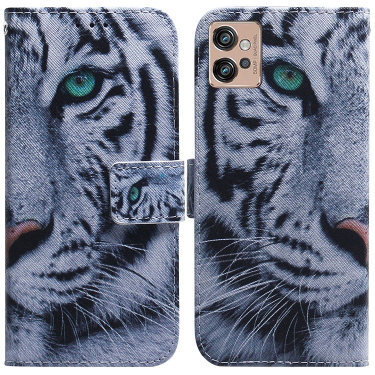 ART Peněženkový kryt Motorola Moto G32 TIGER