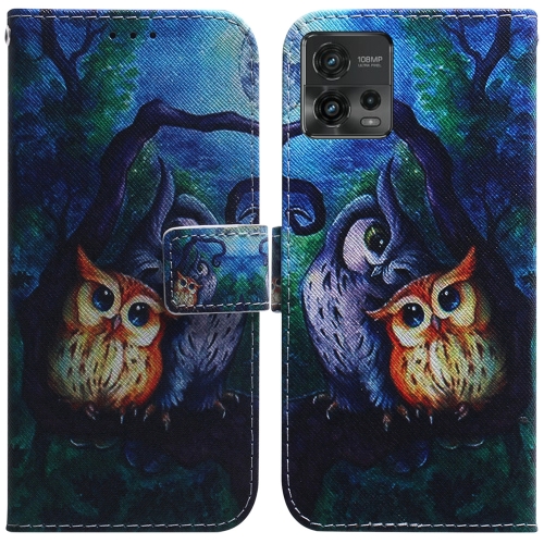 ART Peněženkový kryt Motorola Moto G72 OWL