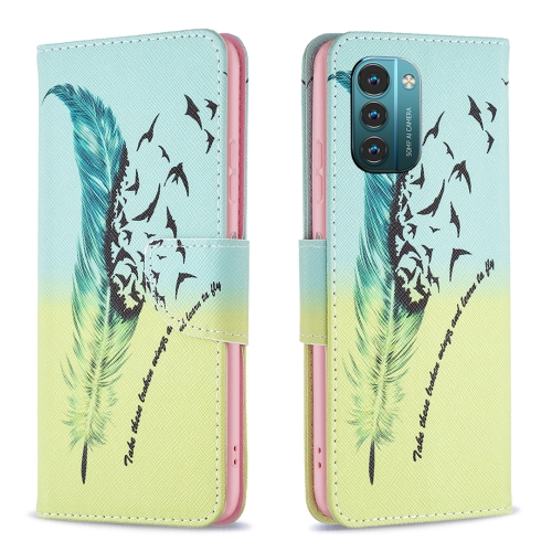 ART Peněženkový kryt Nokia G11 / G21 FEATHER