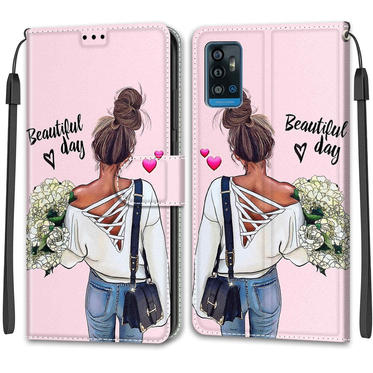 ART Peněženkový kryt pro ZTE Blade A71 2020 DAY