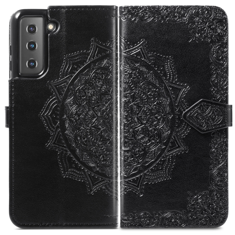 ART Peněženkový kryt Samsung Galaxy S22 Plus 5G ORNAMENT černý