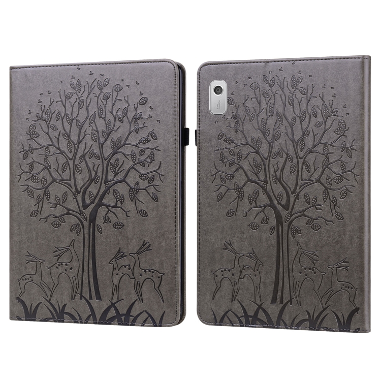 ART TREE Flip ový obal Lenovo Tab M8 4. generace (4th gen) šedý