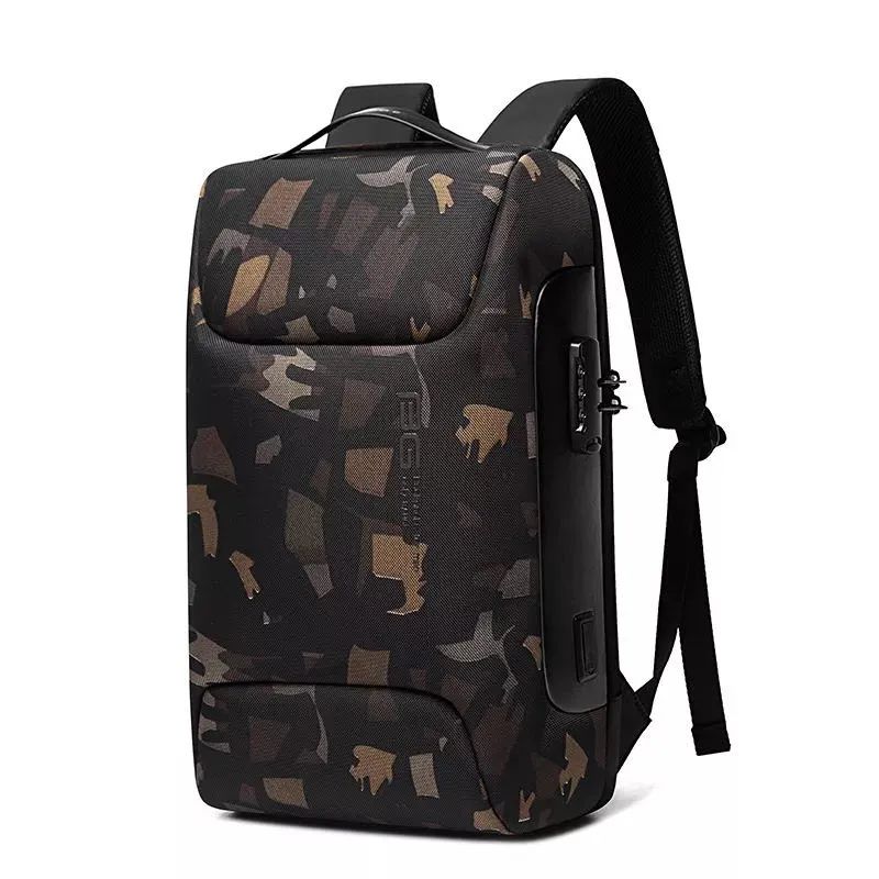 Levně BANGE BG-7216 Praktický prostorný batoh CAMO