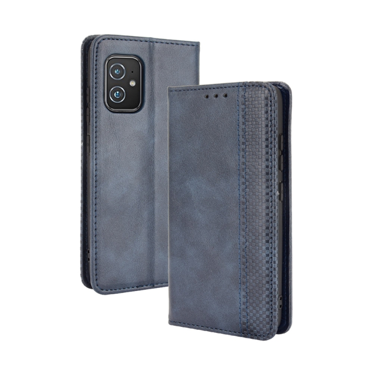 Levně BUSINESS Peněženkový kryt pro Asus Zenfone 8 (ZS590KS) modrý