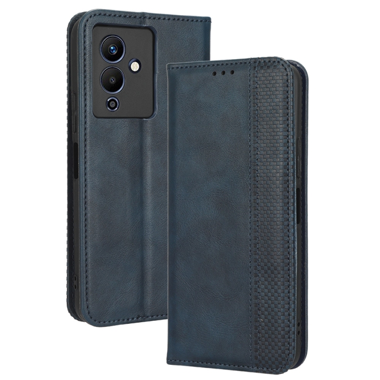 Levně BUSINESS Peněženkový kryt pro Infinix Note 12 / Note 12 Pro 5G modrý