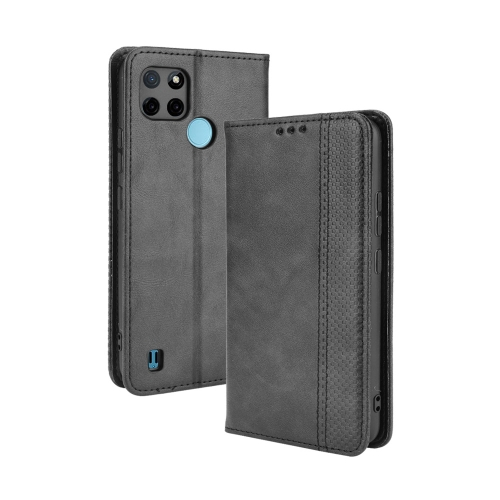 Levně BUSINESS Peněženkový kryt pro Realme C21Y / C25Y černý