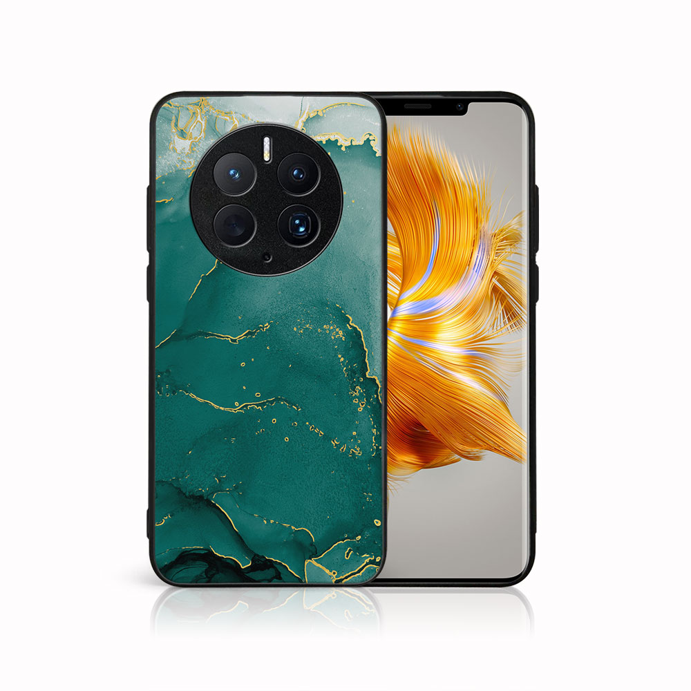 Levně MY ART Ochranný kryt pro Huawei Mate 50 Pro GREEN MARBLE (145)