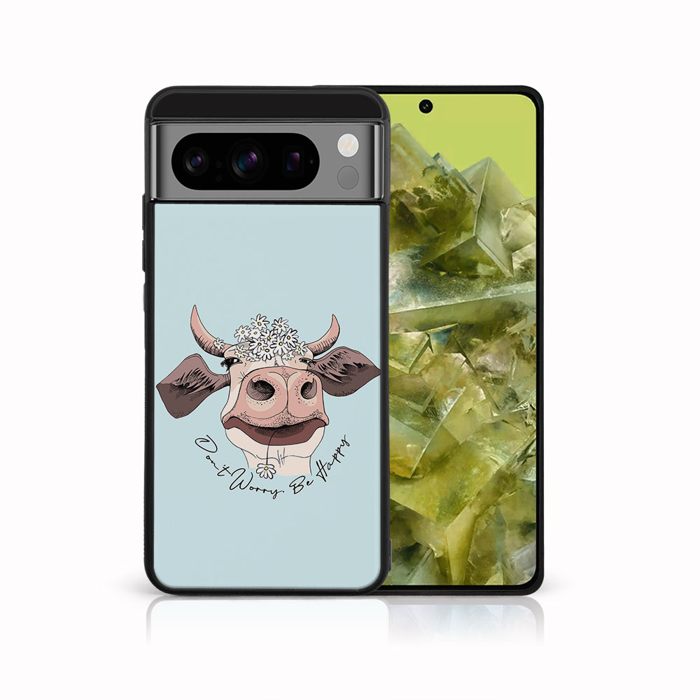 Levně MY ART Ochranný kryt pro Google Pixel 8 Pro HAPPY COW (181)