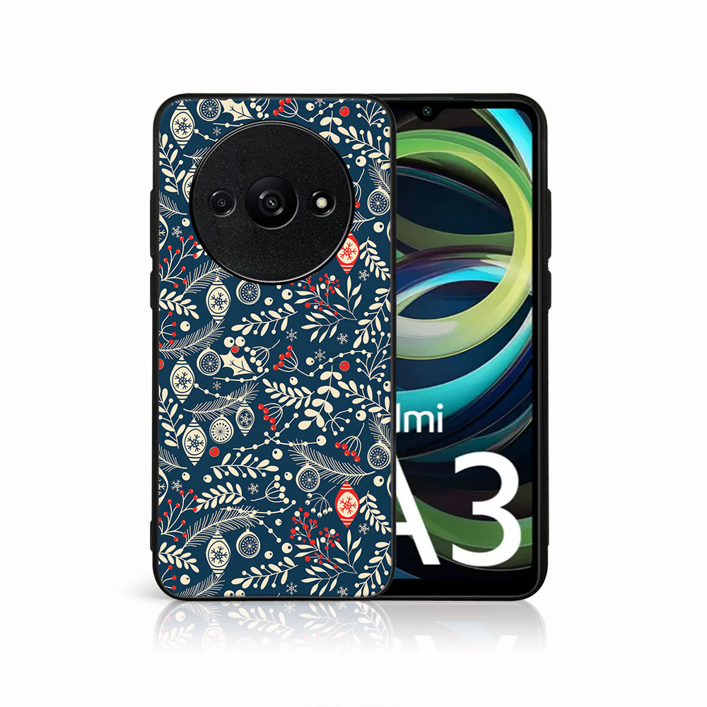 Levně MY ART Kryt s vánočním designem Xiaomi Redmi A3 MISTLETOE (070)