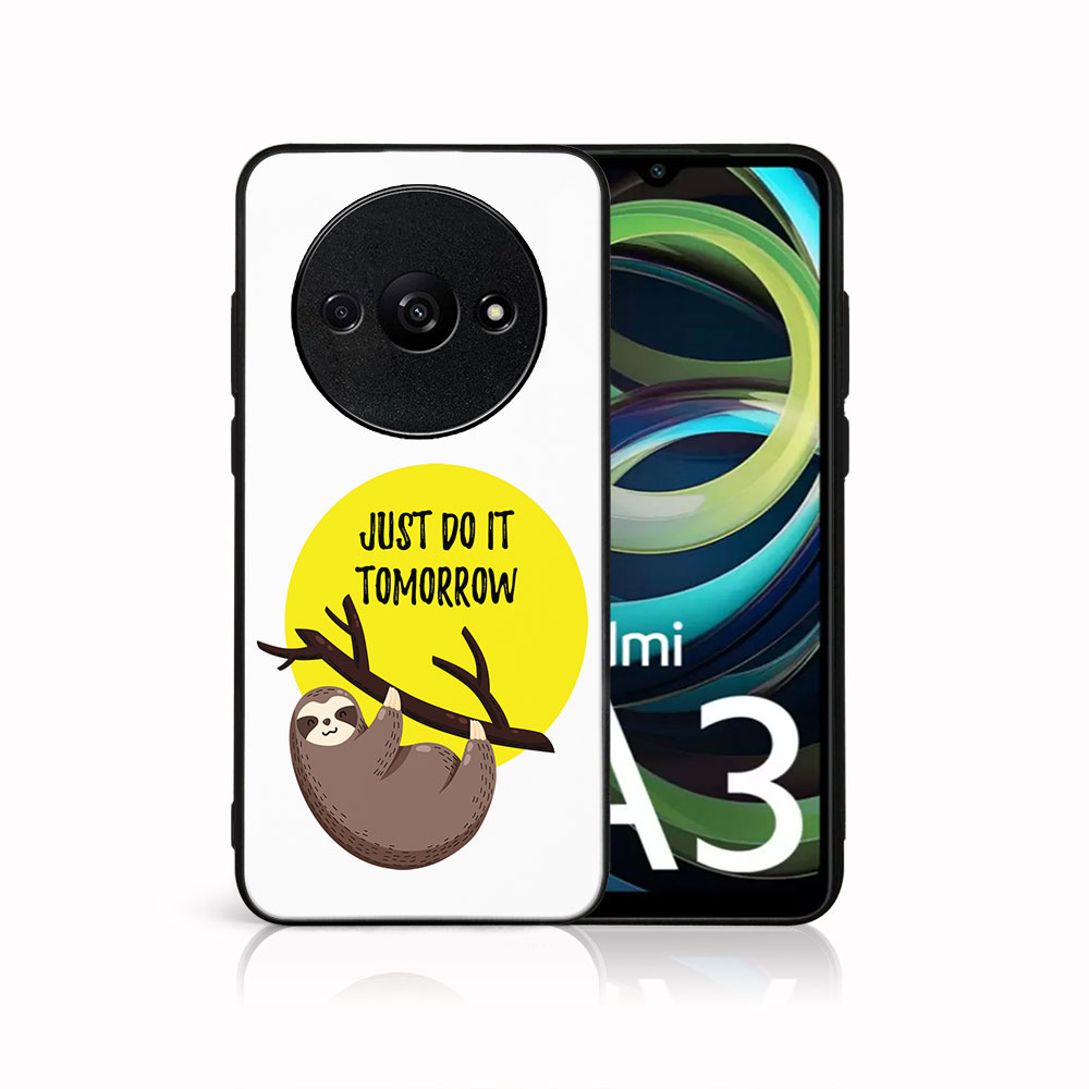 Levně MY ART Ochranný kryt pro Xiaomi Redmi A3 SLOTH (188)