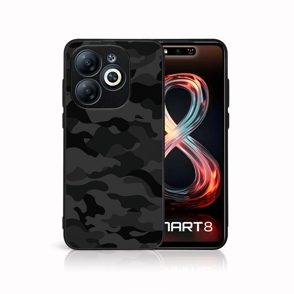 Levně MY ART Ochranný kryt pro Infinix Smart 8 BLACK CAMO (234)