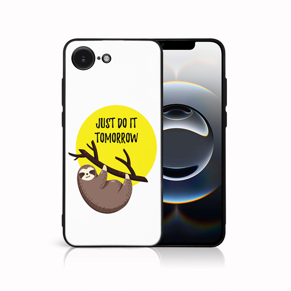 Levně MY ART Ochranný kryt pro Apple iPhone 16e / iPhone 17e SLOTH (188)