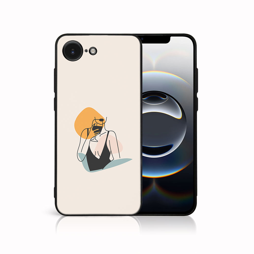 Levně MY ART Ochranný kryt pro Apple iPhone 16e / iPhone 17e WOMAN (197)