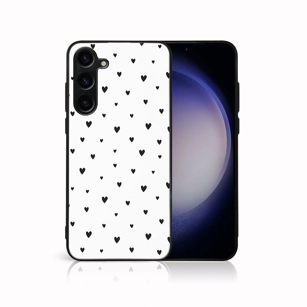 Levně MY ART Ochranný kryt pro Samsung Galaxy S24 5G BLACK HEARTS (167)