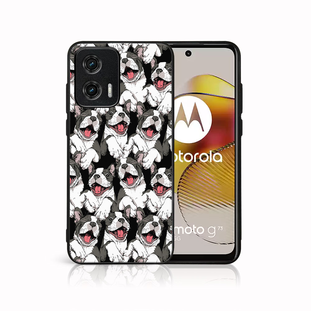 Levně MY ART Ochranný kryt pro Motorola Moto G73 5G DOG (179)
