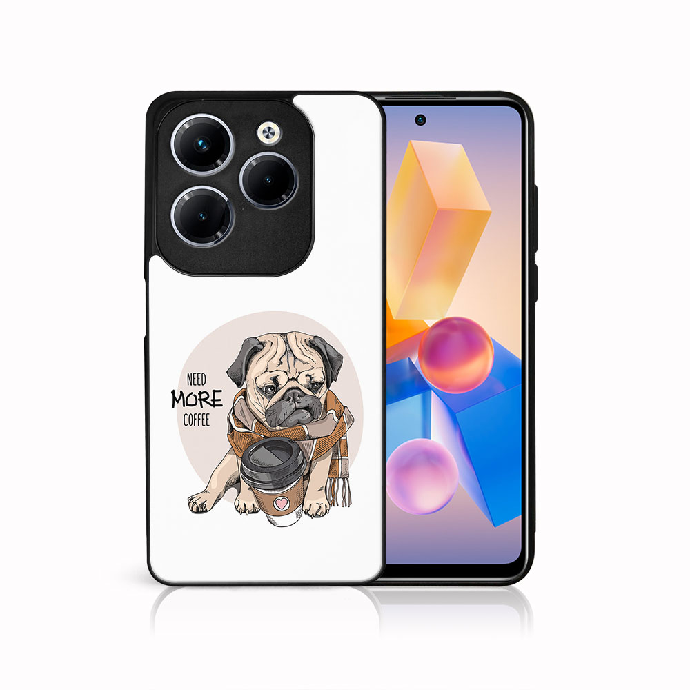 Levně MY ART Ochranný kryt pro Infinix Hot 40 / Hot 40 Pro MORE COFFEE (184)