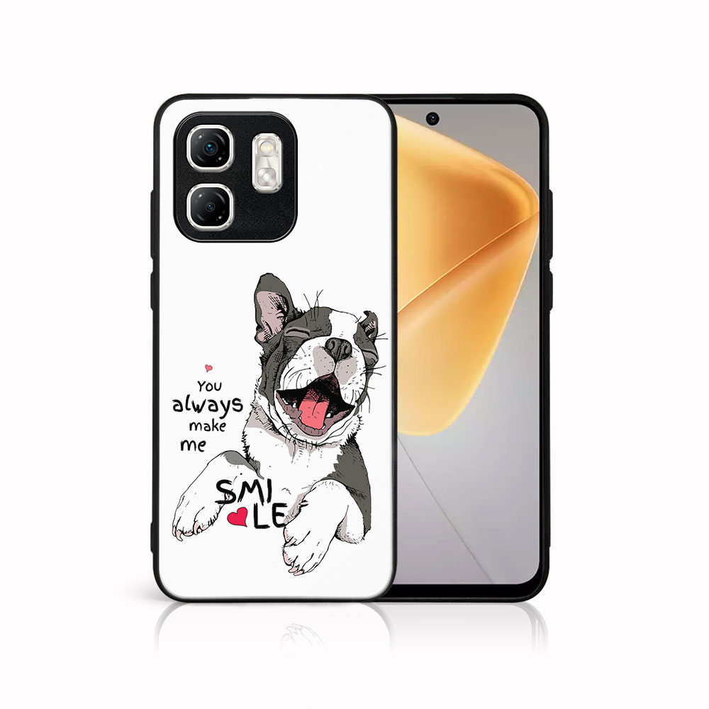 Levně MY ART Ochranný kryt pro Infinix Hot 50i SMILE (189)